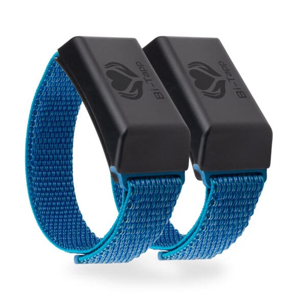 Two Bi-Tapp Blue Bands with Black Tappers