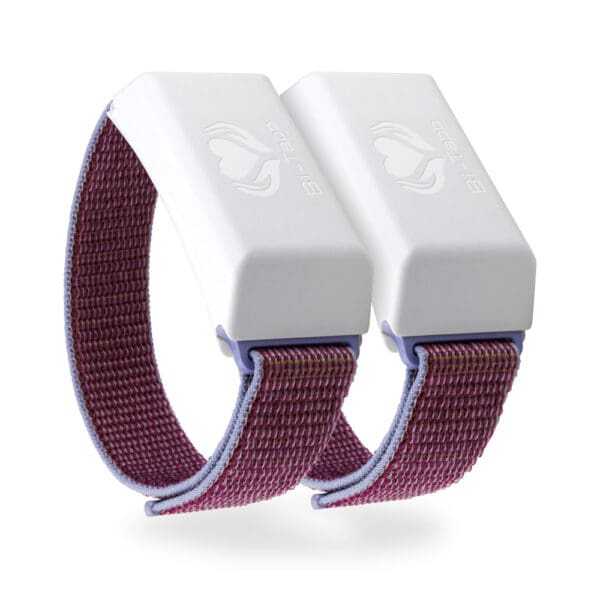 Two Bi-Tapp Purple Bands with White Tappers